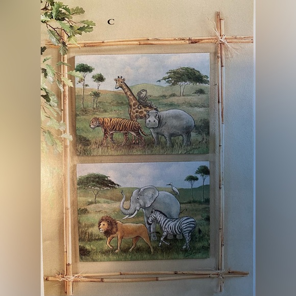 WILDLIFE SAFARI CANVASES set/2 - Picture 3 of 4